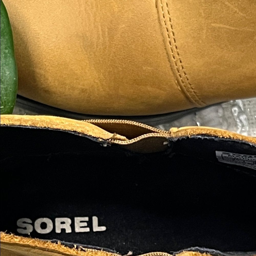 🎉HP🎉 Sorel Brown Leather Ankle Booties (Size 7) - Picture 9 of 16